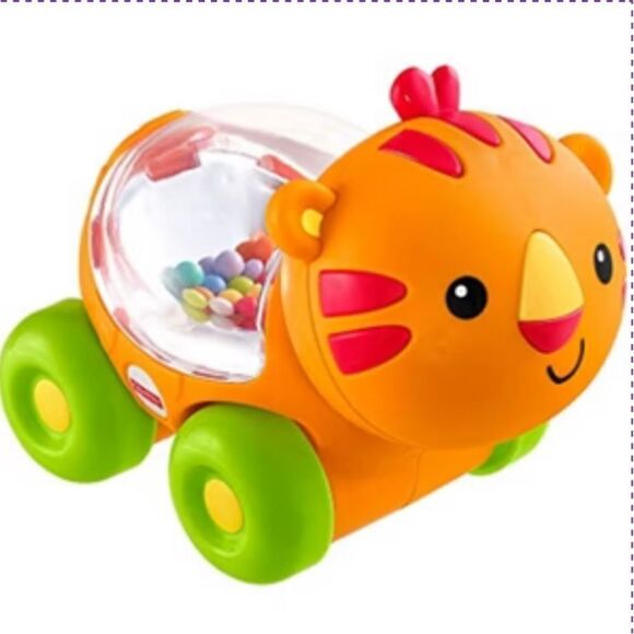 Fisher-Price Poppity Pop Tiger Push Toy! - Picture 1 of 6